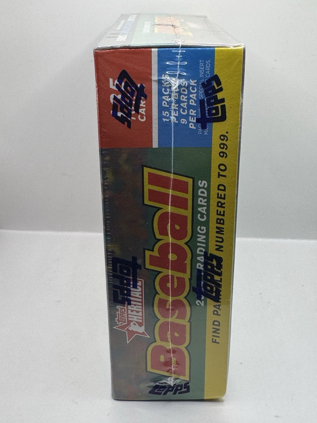 2024 Topps Heritage Baseball Mega Box - 135 Cards - Factory Sealed