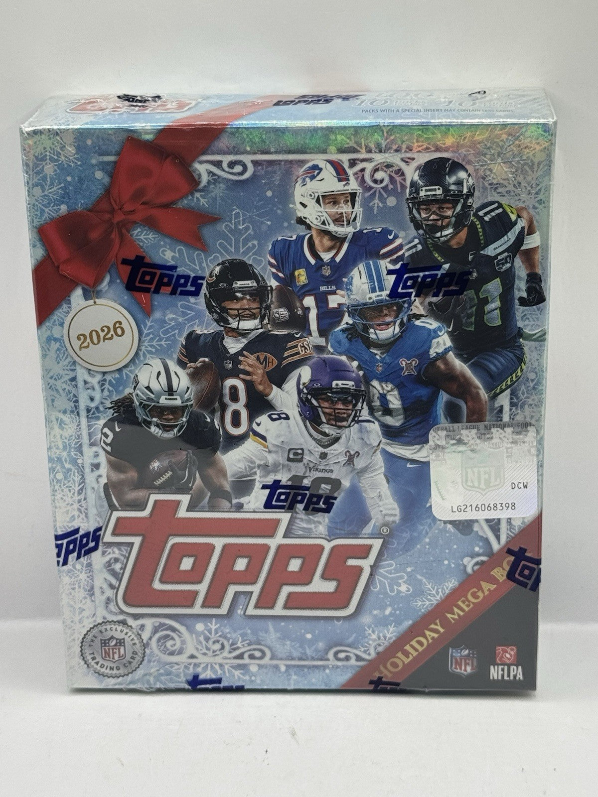 2026 Topps Holiday Mega Football Box - Factory Sealed
