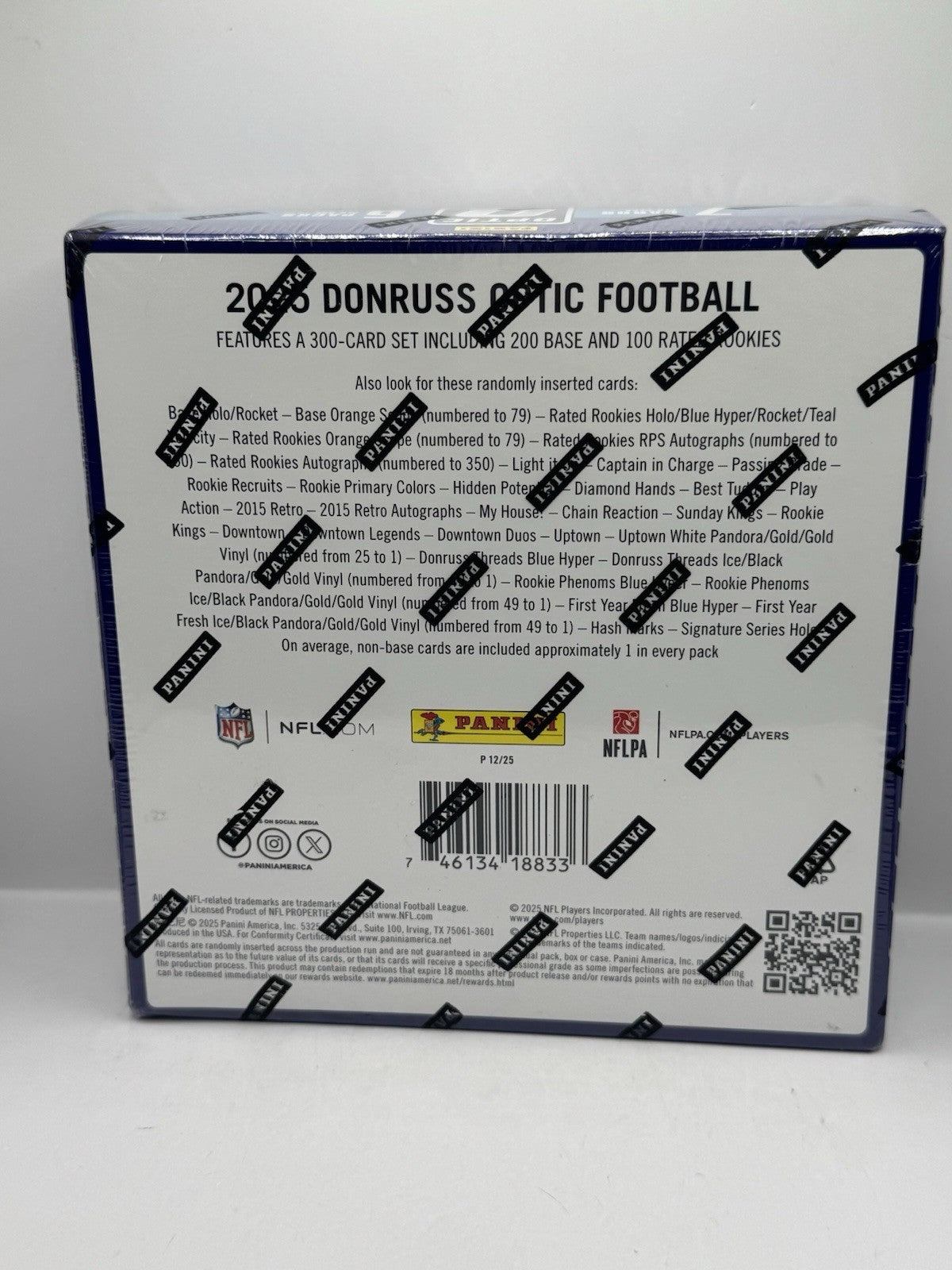 2025 Donruss Optic Football Mega Box - Factory Sealed