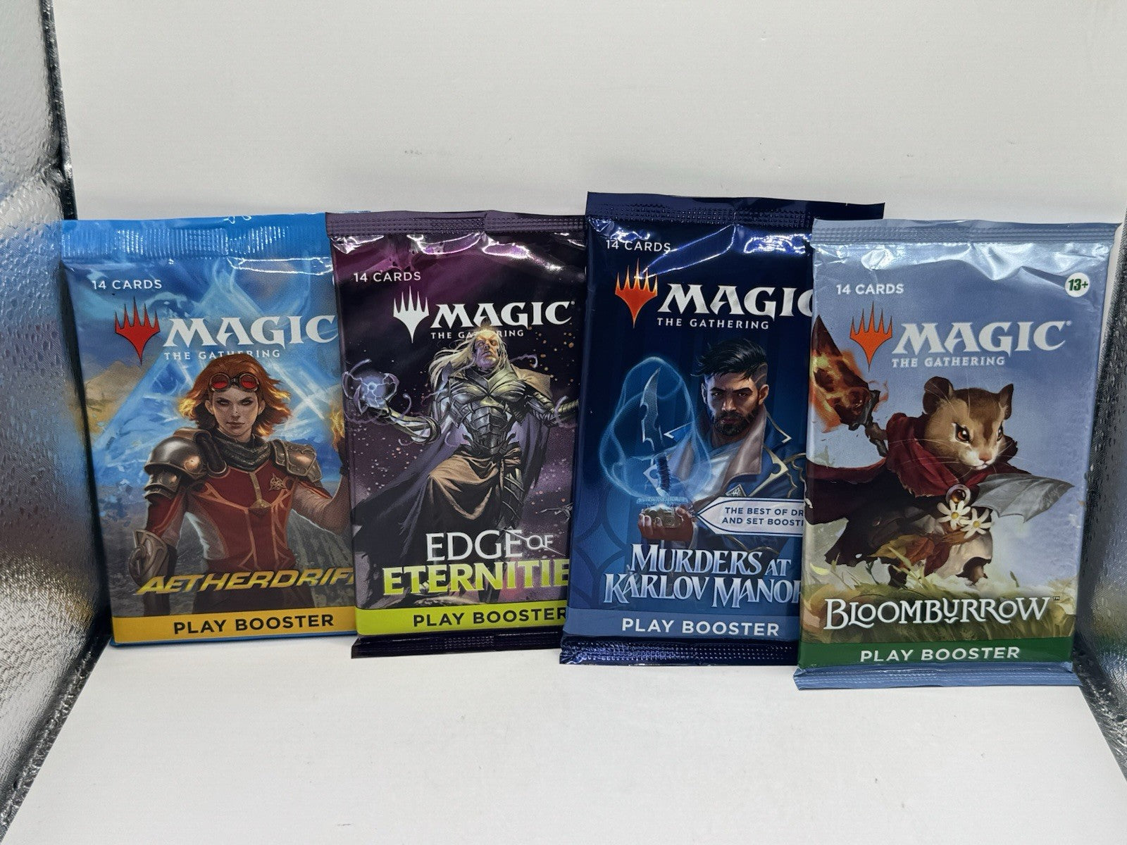 2024 & 2025 Magic The Gathering Play Booster Packs - Lot of 4 Assorted
