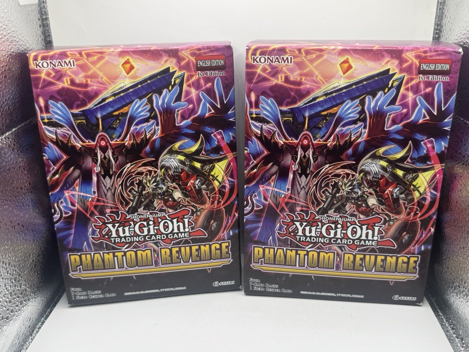 Yu-Gi-Oh! TCG Phantom Revenge 1st Edition 4-Pack Box - Sealed - Lot of 2