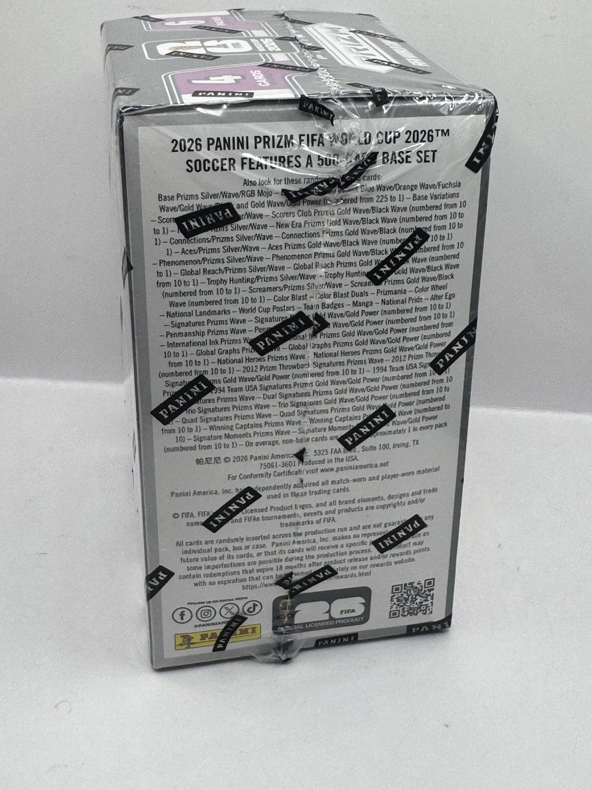 2026 Panini Prizm FIFA World Cup Purple Blaster Box - Factory Sealed