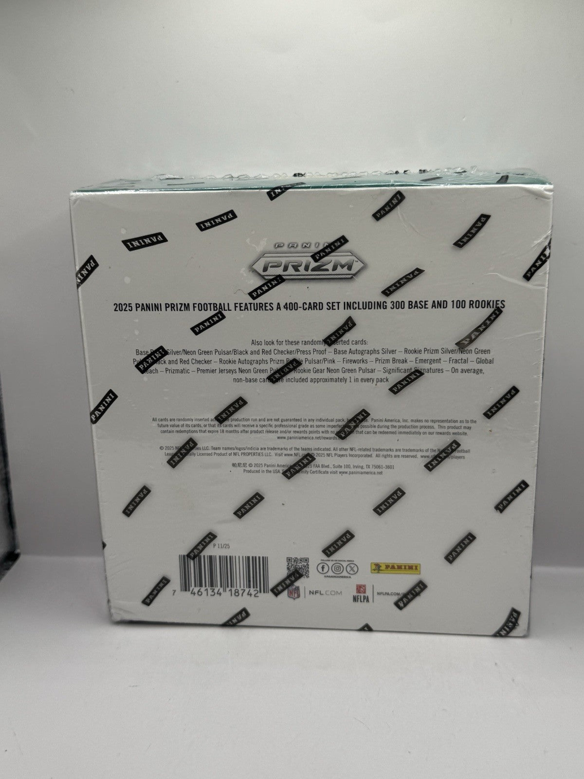 2025 Panini Prizm Football Mega Box - Factory Sealed