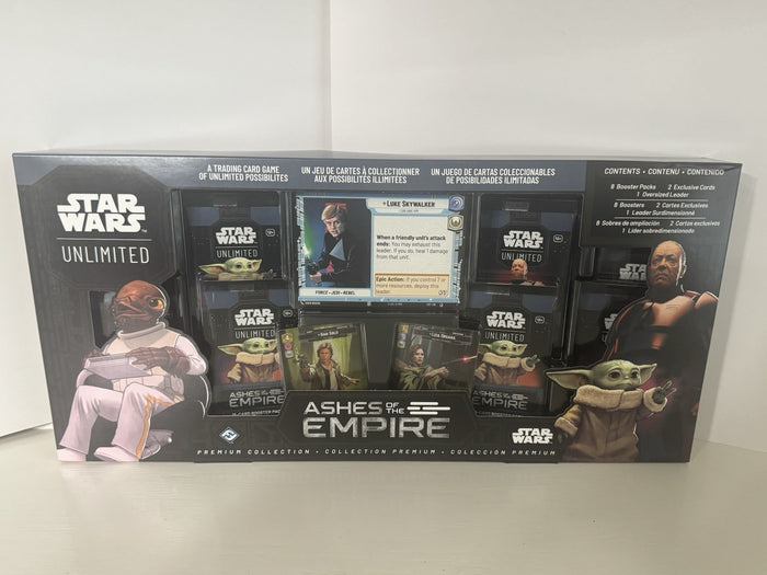 Star Wars Unlimited Ashes of the Empire Premium Collection Box - Sealed
