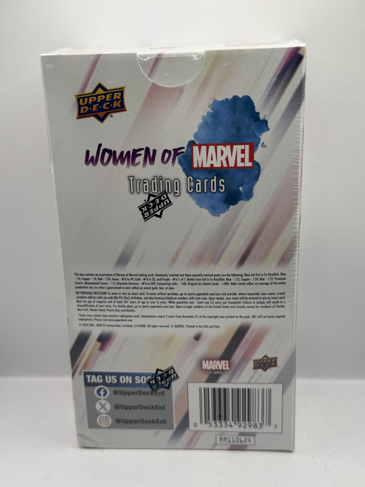 2024 Upper Deck Women of Marvel Trading Card Box - Factory Sealed