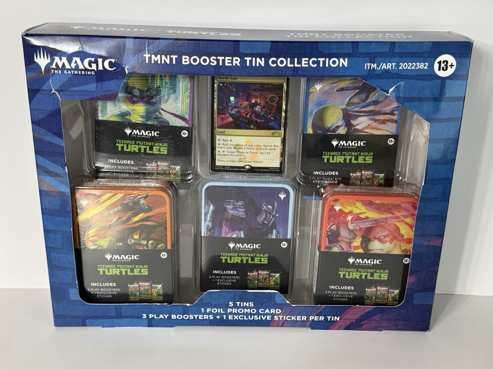 2026 Magic The Gathering Teenage Mutant Ninja Turtles Booster Tin Collection Box