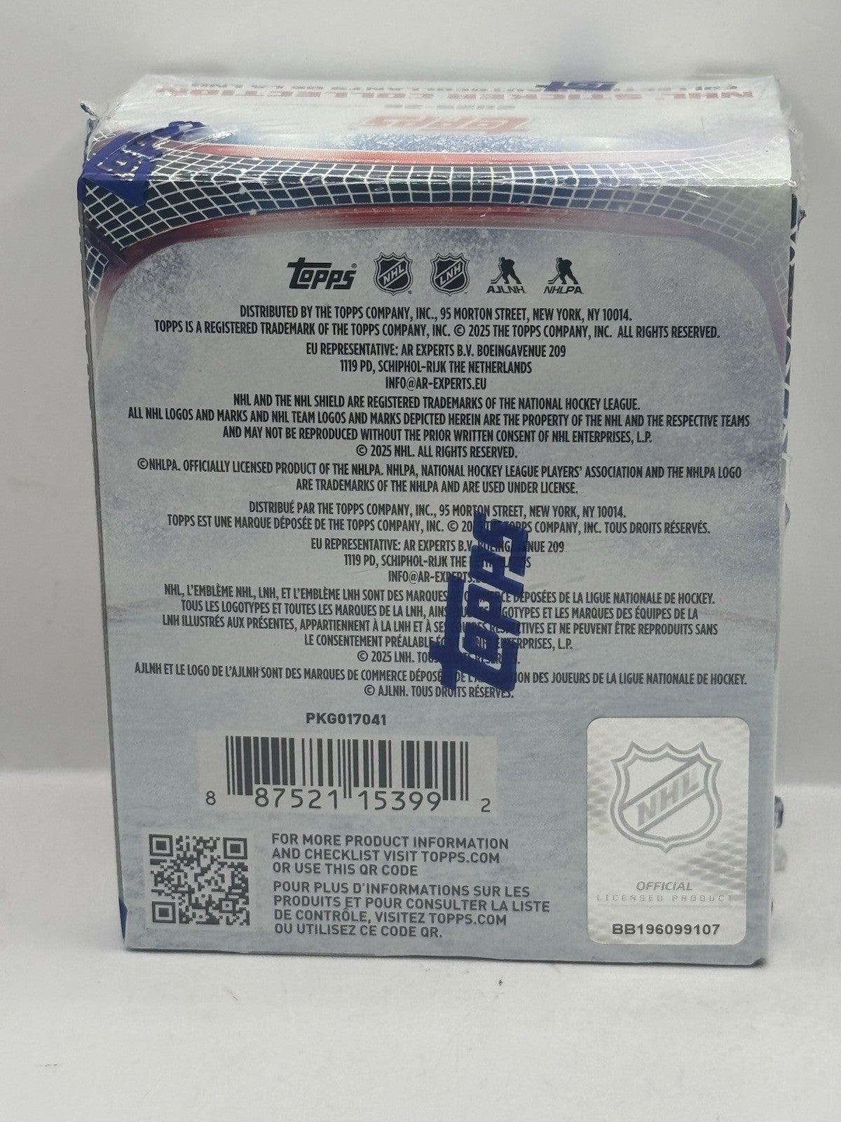 2025-26 Topps NHL Hockey Sticker Collection Box - Factory Sealed