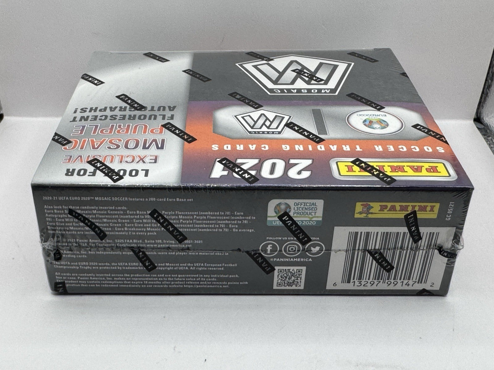 2021 Panini Mosaic Soccer UEFA Euro 2020 Retail Box - Factory Sealed