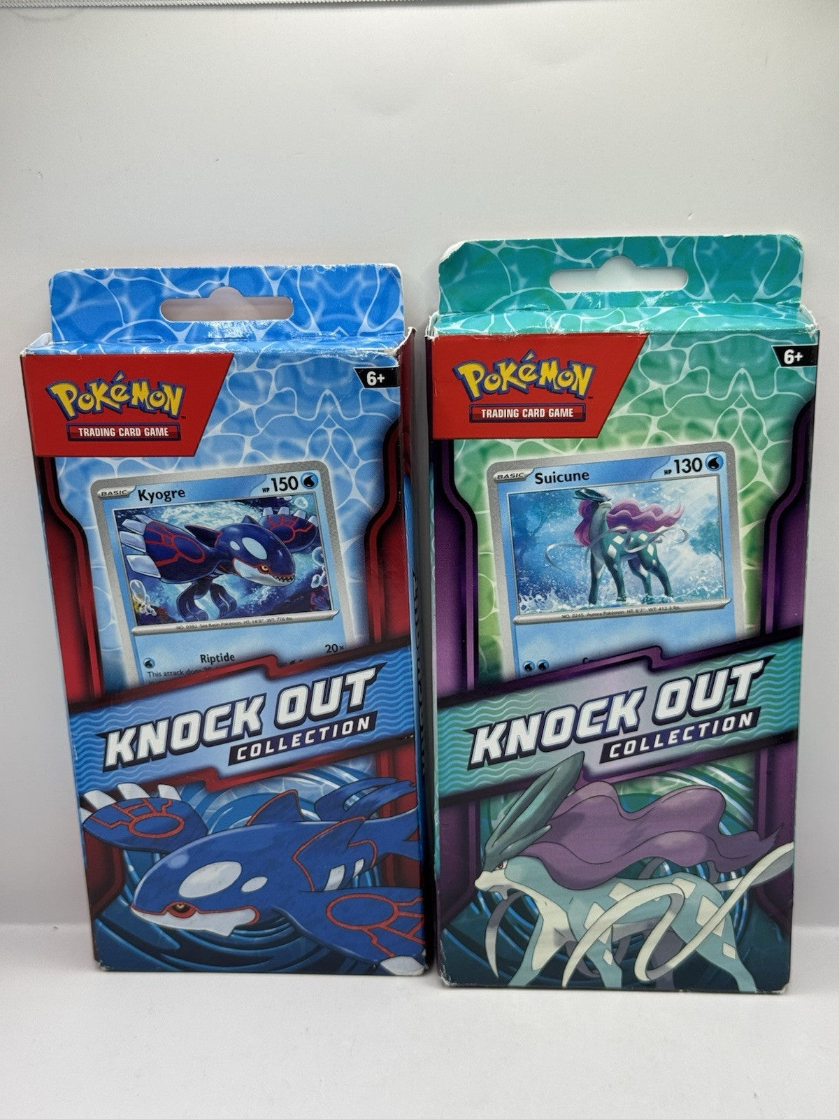 2026 Pokemon Knock Out Collection 2 Boxes - Suicune & Kyogre