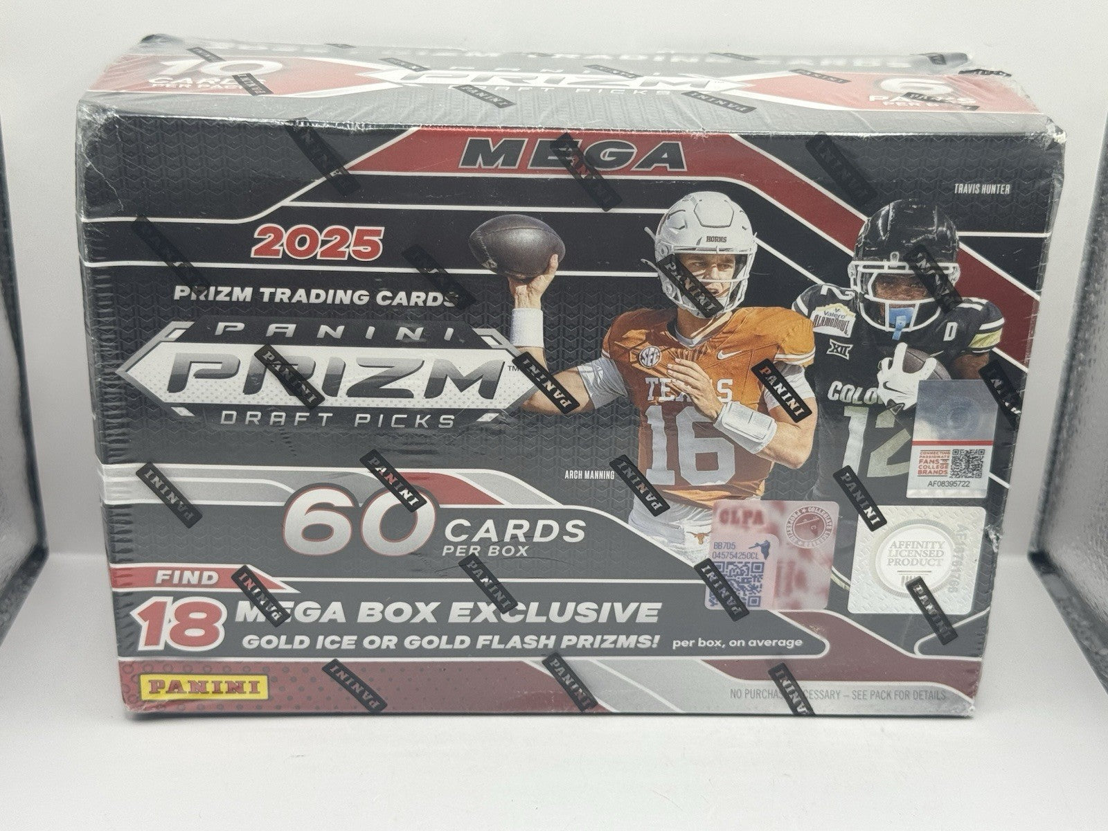 2025 Panini Prizm Draft Picks Football Mega Box - Factory Sealed