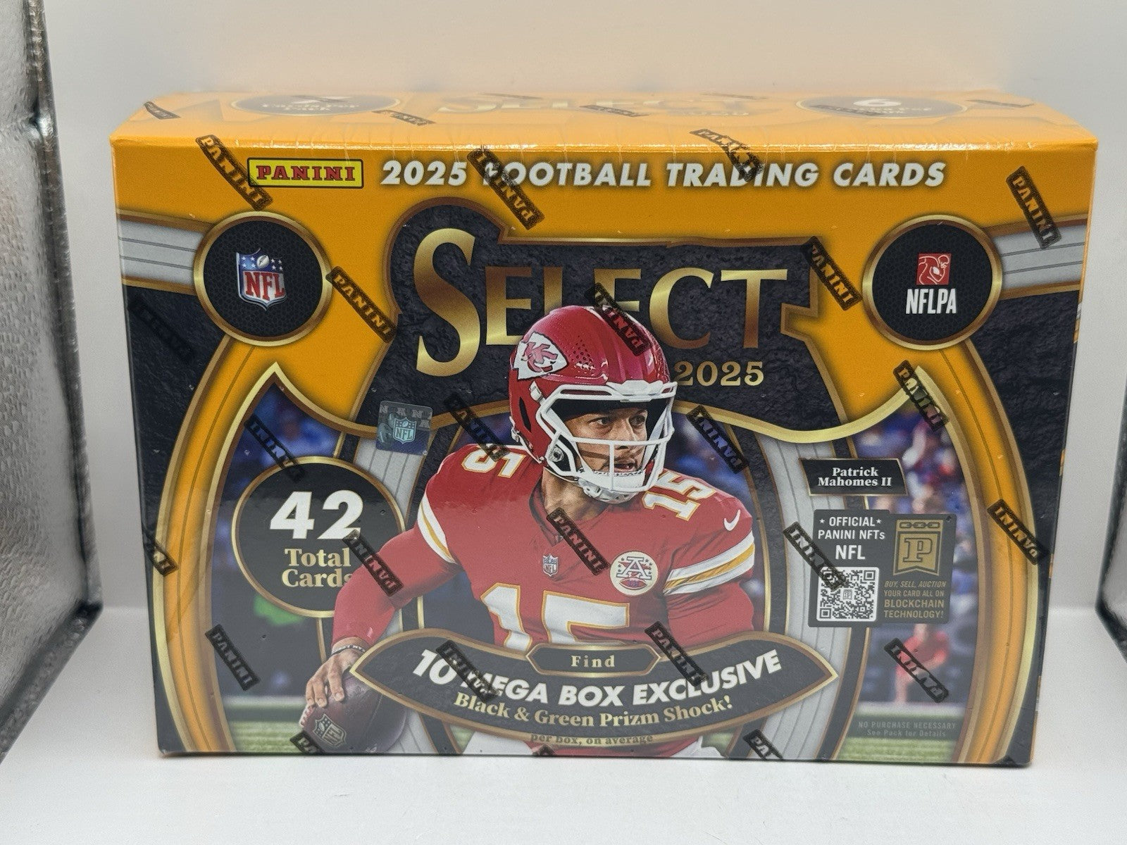 2025 Panini Select Football Mega Box - Find Black & Green Prizm Shock - Sealed