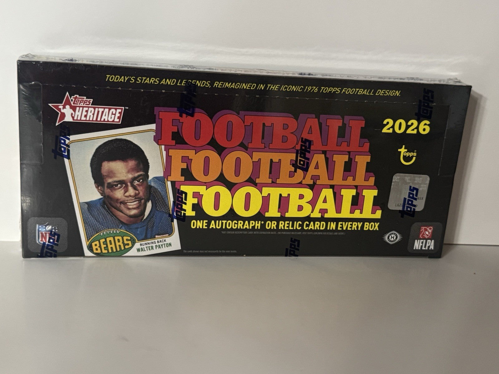 2026 Topps Heritage Football Hobby Box - Factory Sealed