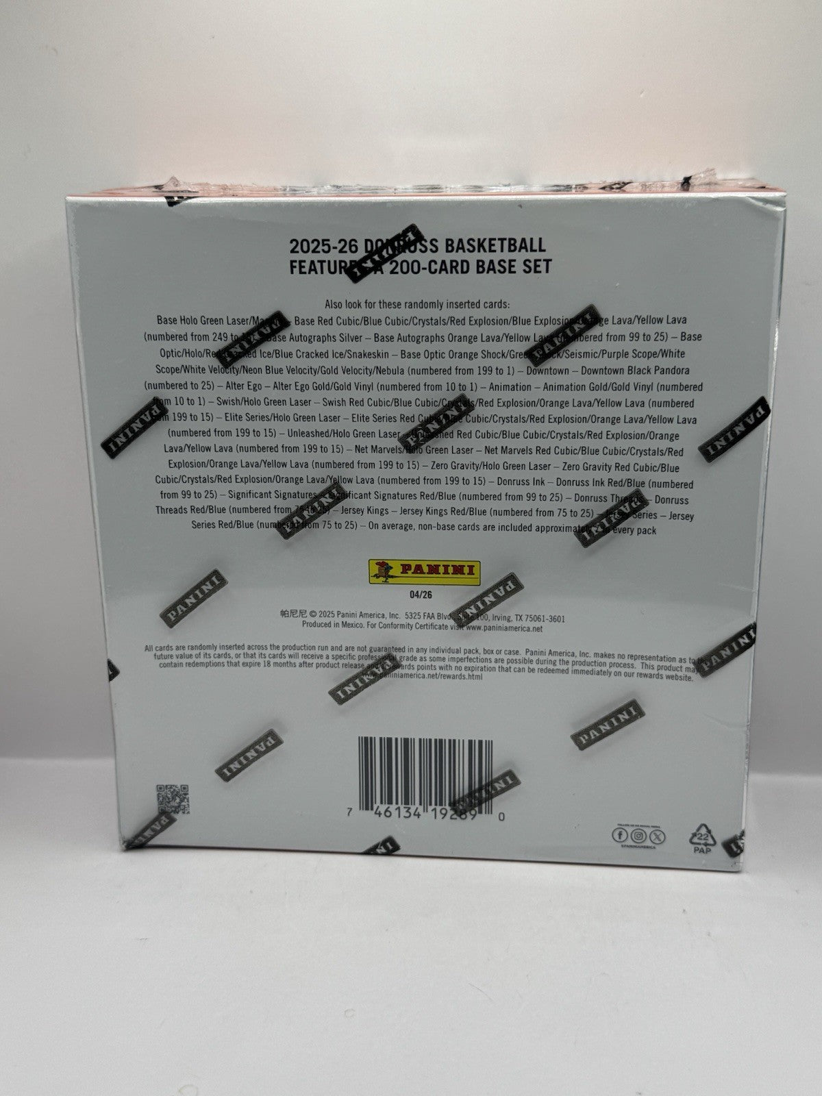 2025-26 Panini Donruss Basketball Mega Box - Factory Sealed