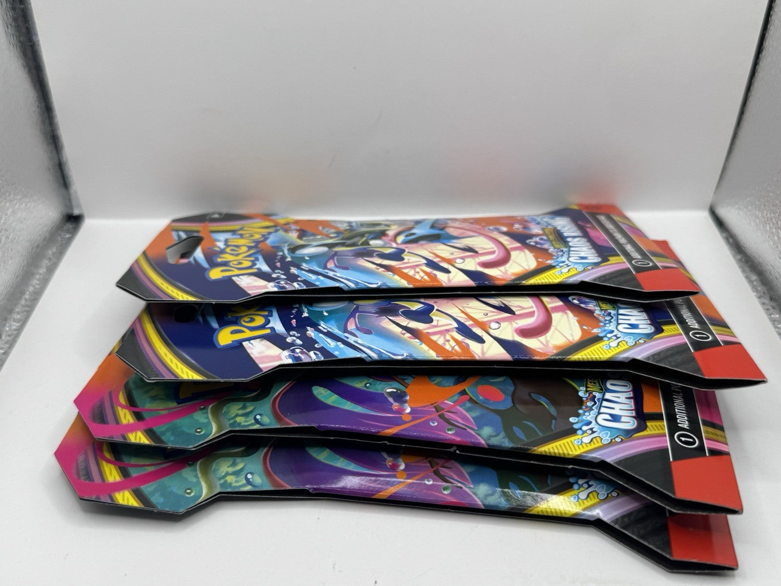 2026 Pokemon Mega Evolution Chaos Rising Sleeved Booster Pack - Lot of 4 Sealed