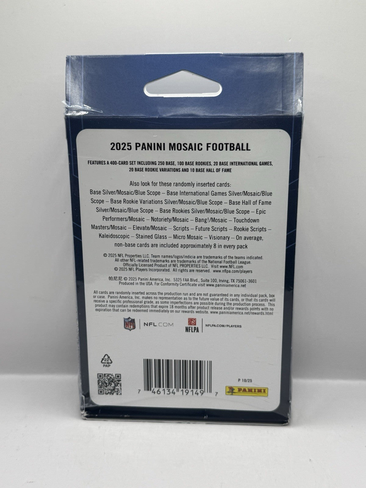 2025 Panini Mosaic Football Hanger Box - Sealed
