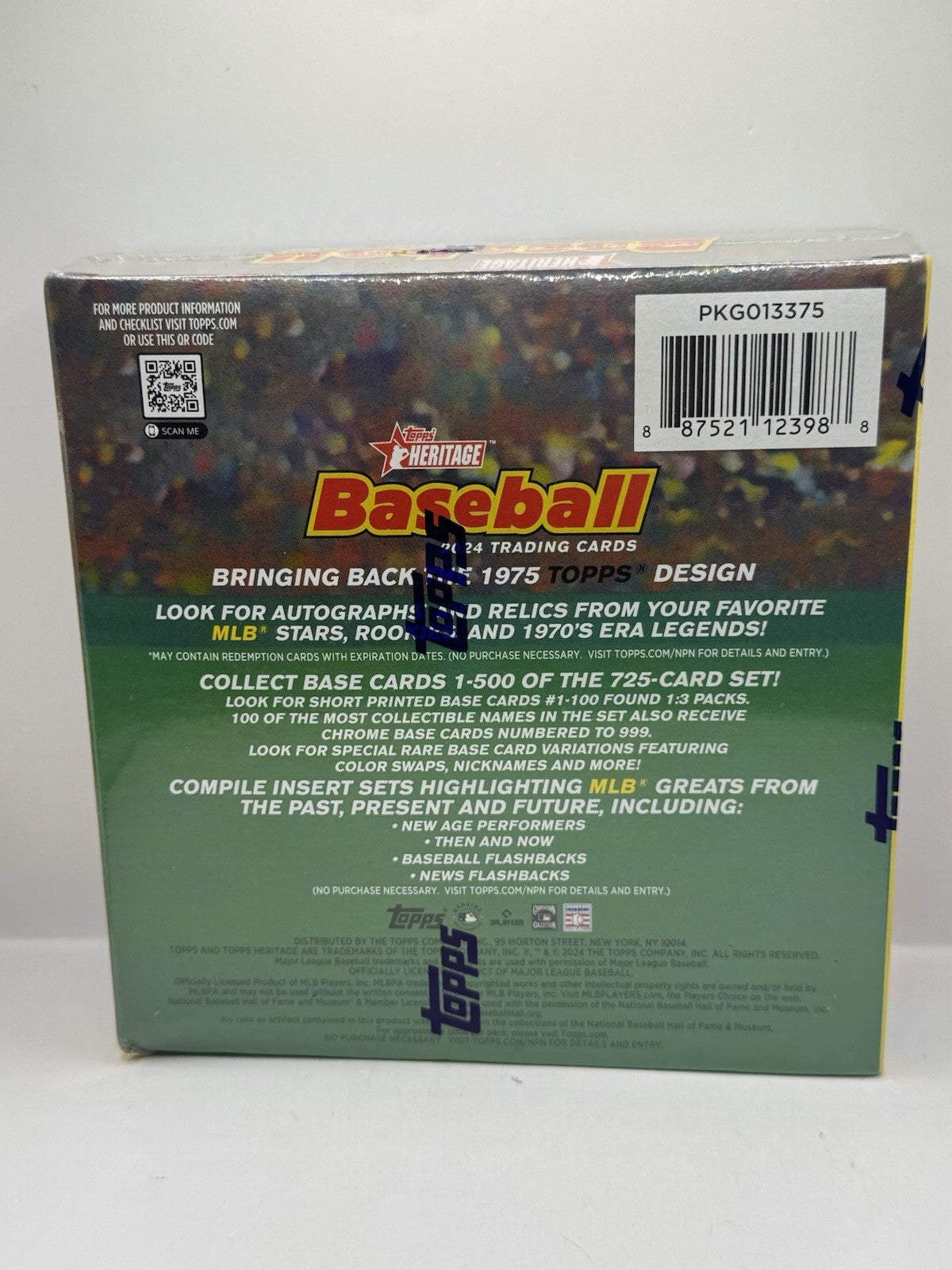 2024 Topps Heritage Baseball Mega Box - 135 Cards - Factory Sealed