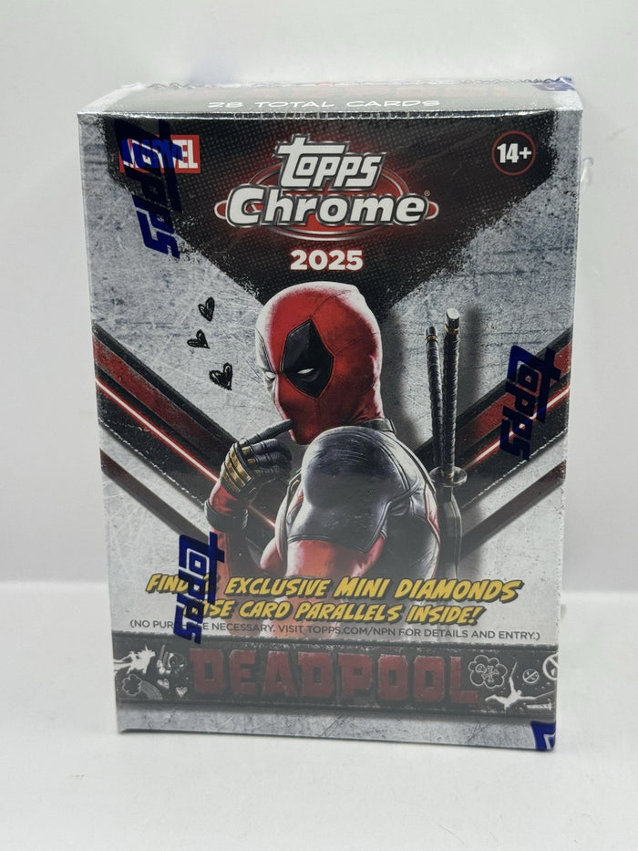 2025 Topps Chrome Marvel Deadpool Blaster Box - Factory Sealed