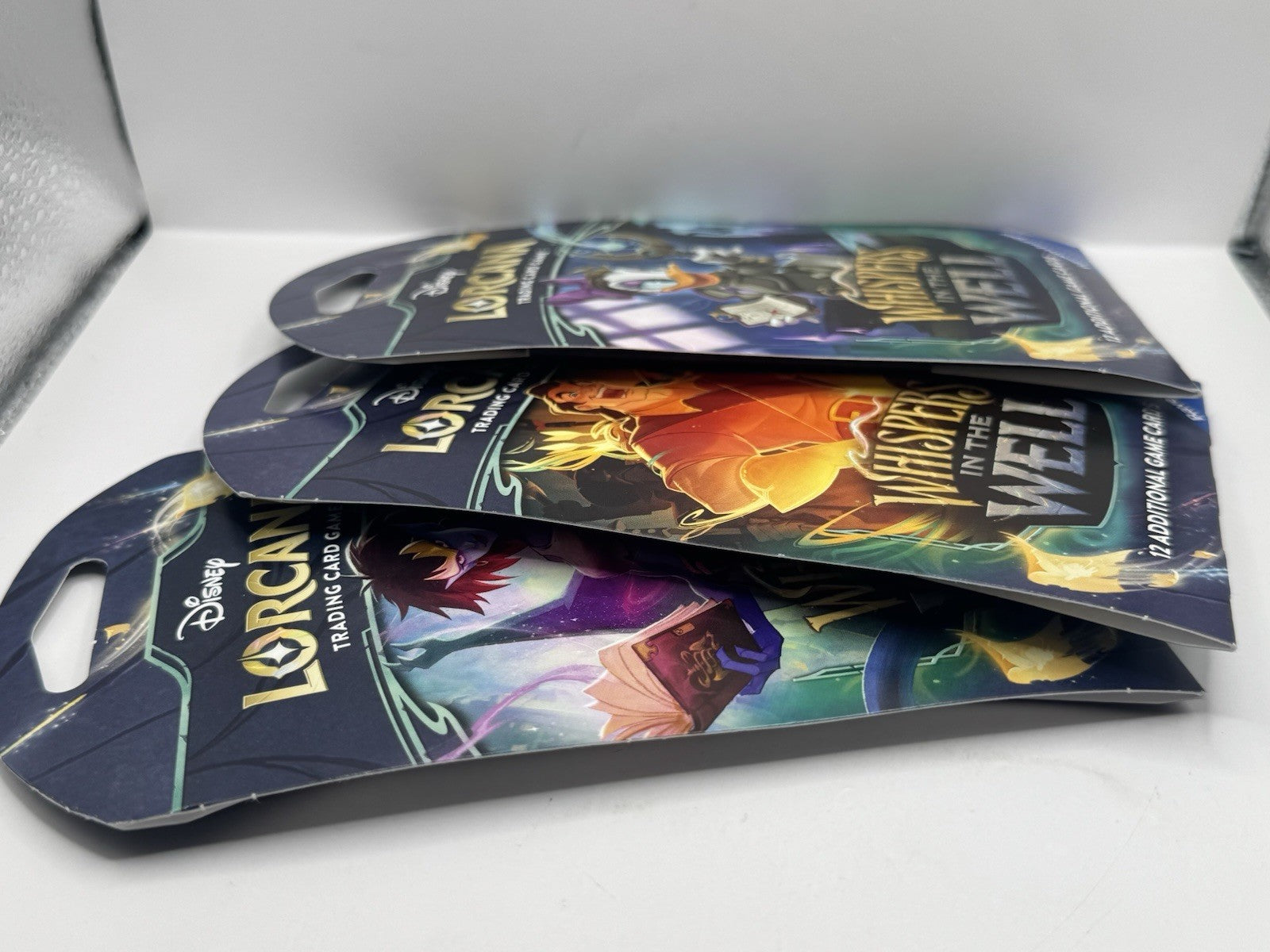 2025 Disney Lorcana TCG Whispers in the Well Lot of 3 Booster Packs