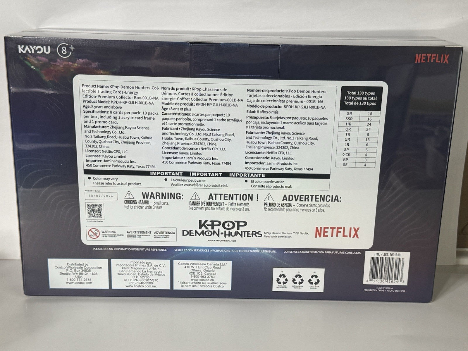 2026 KAYOU K-Pop Demon Hunters Premium Collector Box Energy Edition - Sealed