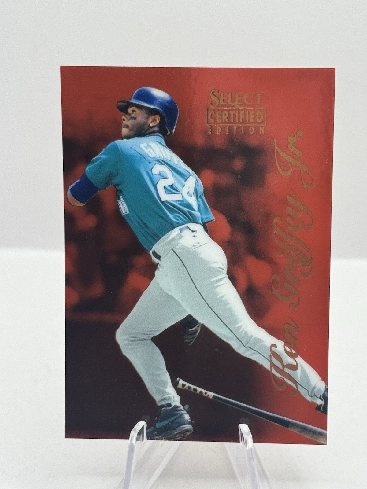 Ken Griffey Jr. Red 1996 Pinnacle Select Certified #47 Seattle Mariners