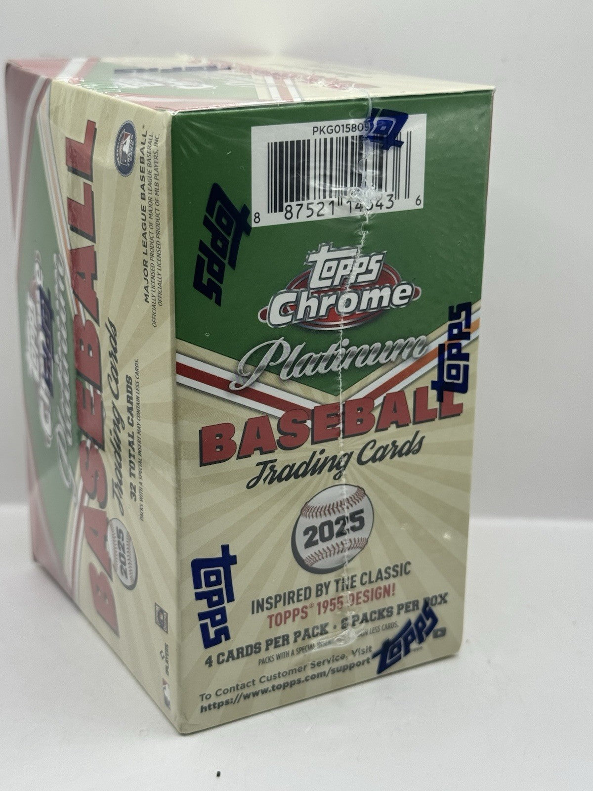 2025 Topps Chrome Platinum Baseball Blaster Box - Factory Sealed