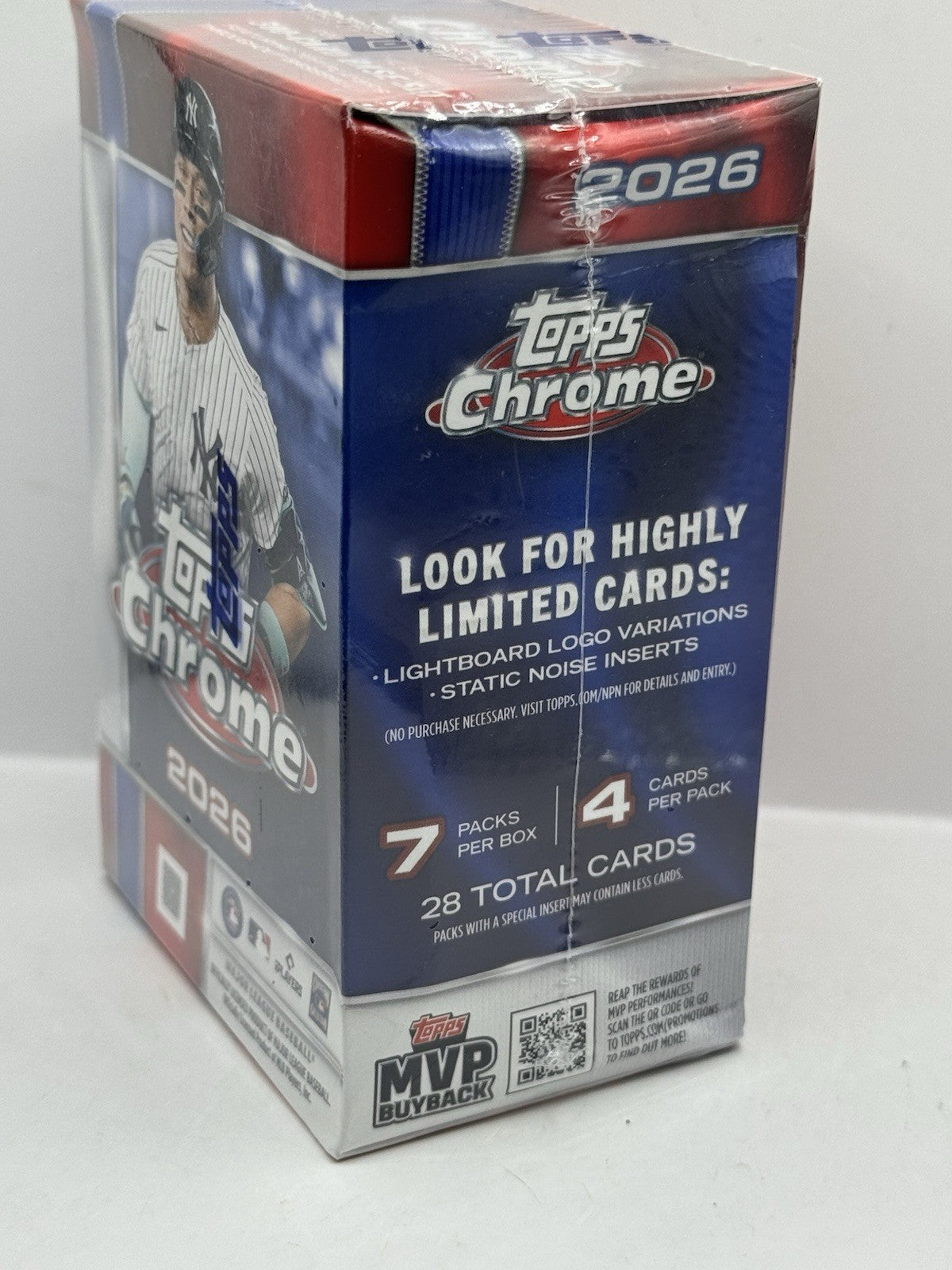 2026 Topps Chrome Baseball Blaster Box - Factory Sealed