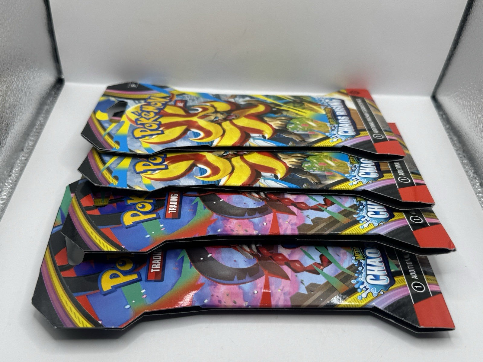 2026 Pokemon Mega Evolution Chaos Rising Sleeved Booster Packs - Lot of 4