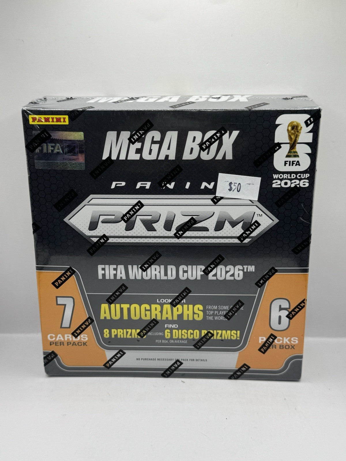 2026 Panini Prizm FIFA World Cup Mega Box - Factory Sealed