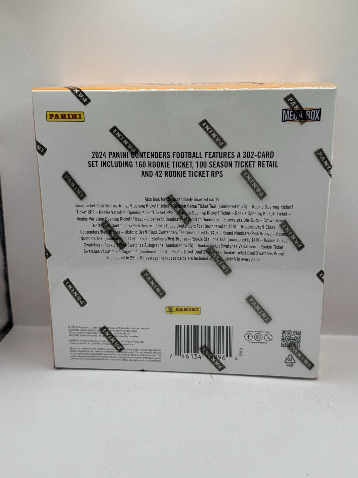 2024 Panini Contenders Football Mega Box - Factory Sealed