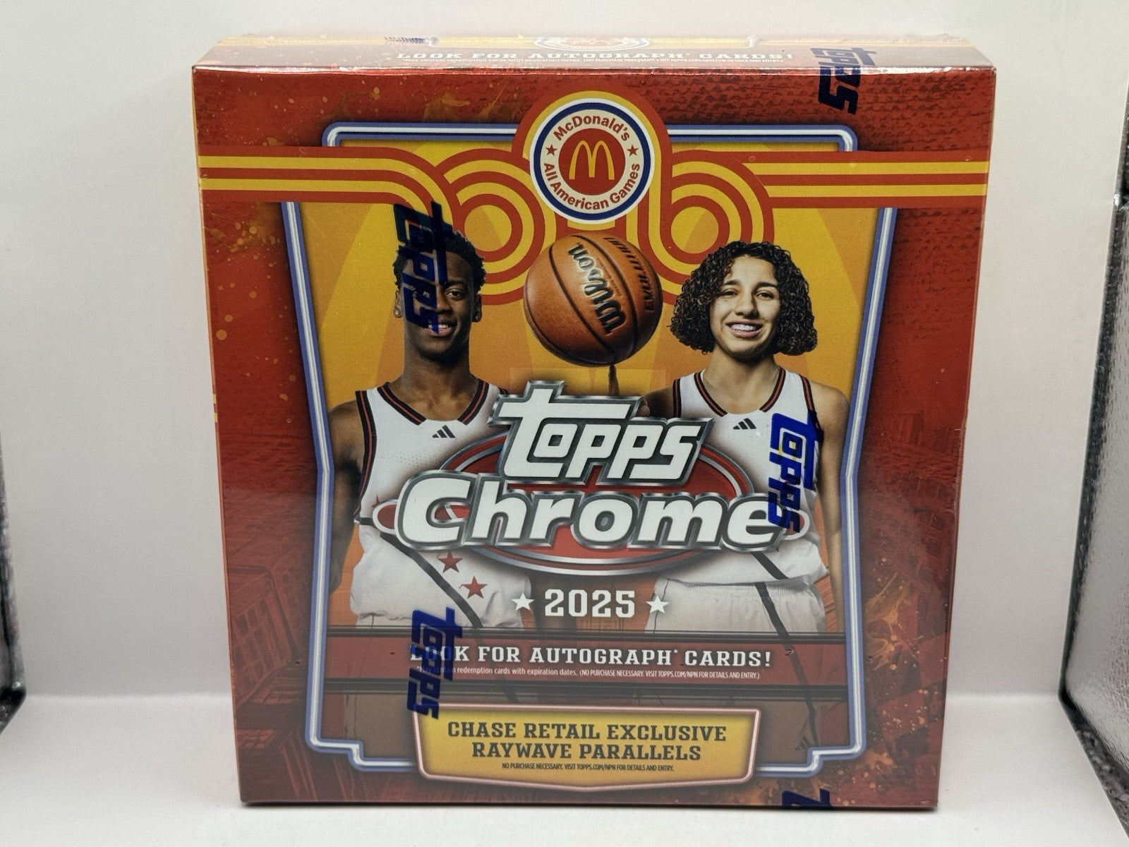 2025 Topps Chrome McDonald's Basketball Mega Box - Factory Sealed
