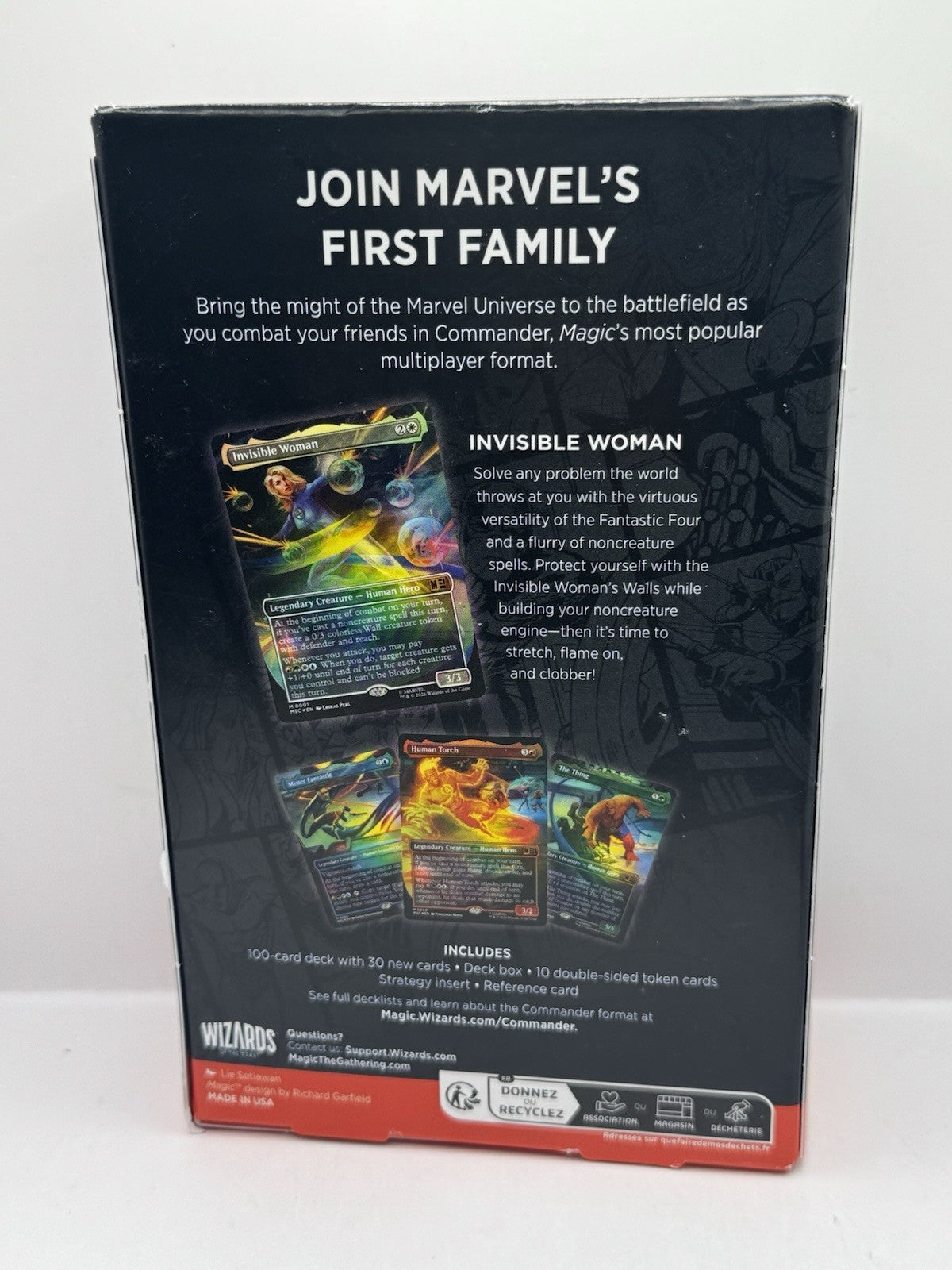 2026 Magic The Gathering Marvel Super Heroes The Fantastic Four Commander Deck