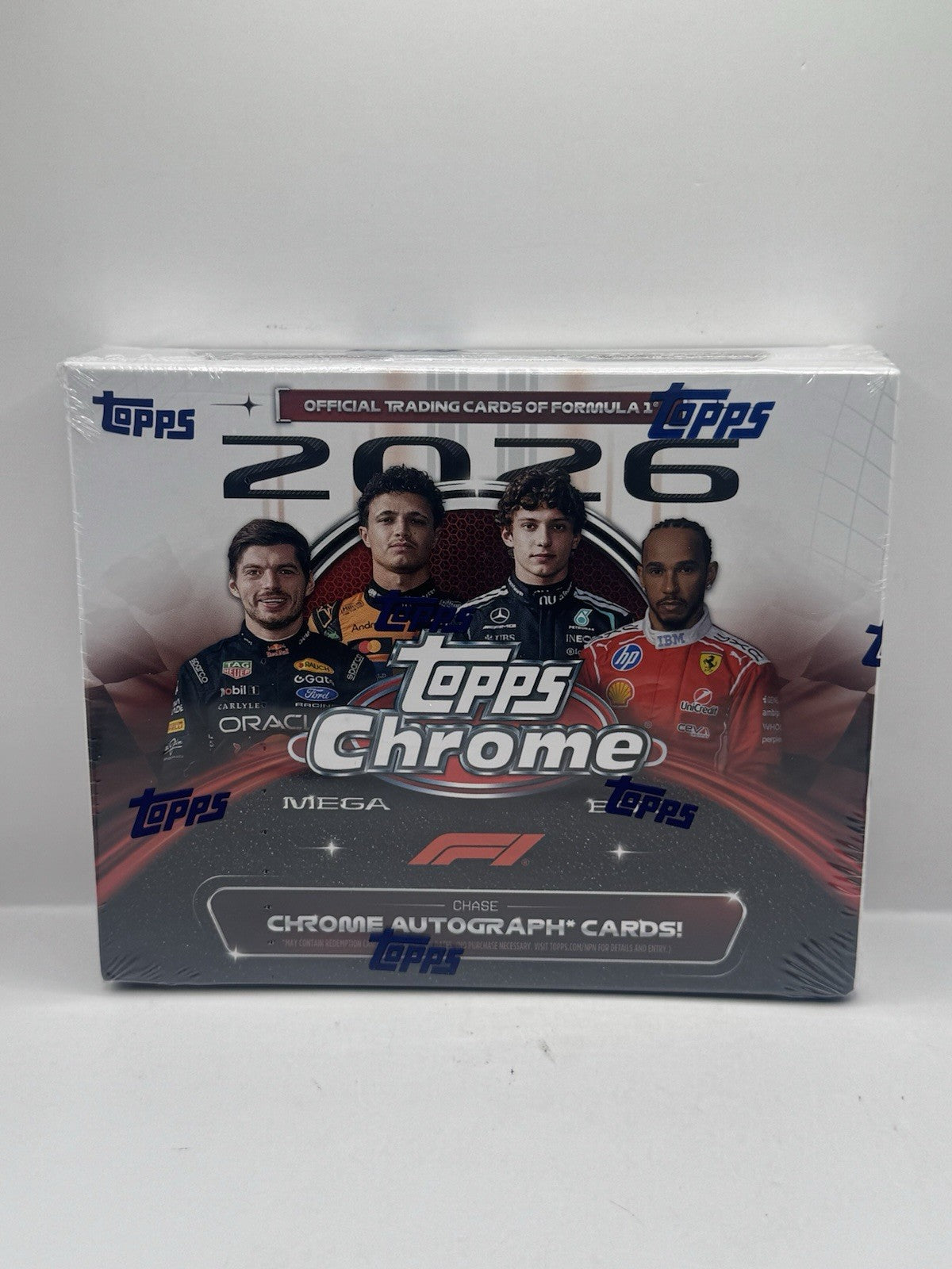 2026 Topps Chrome Formula 1 F1 Mega Box - Factory Sealed