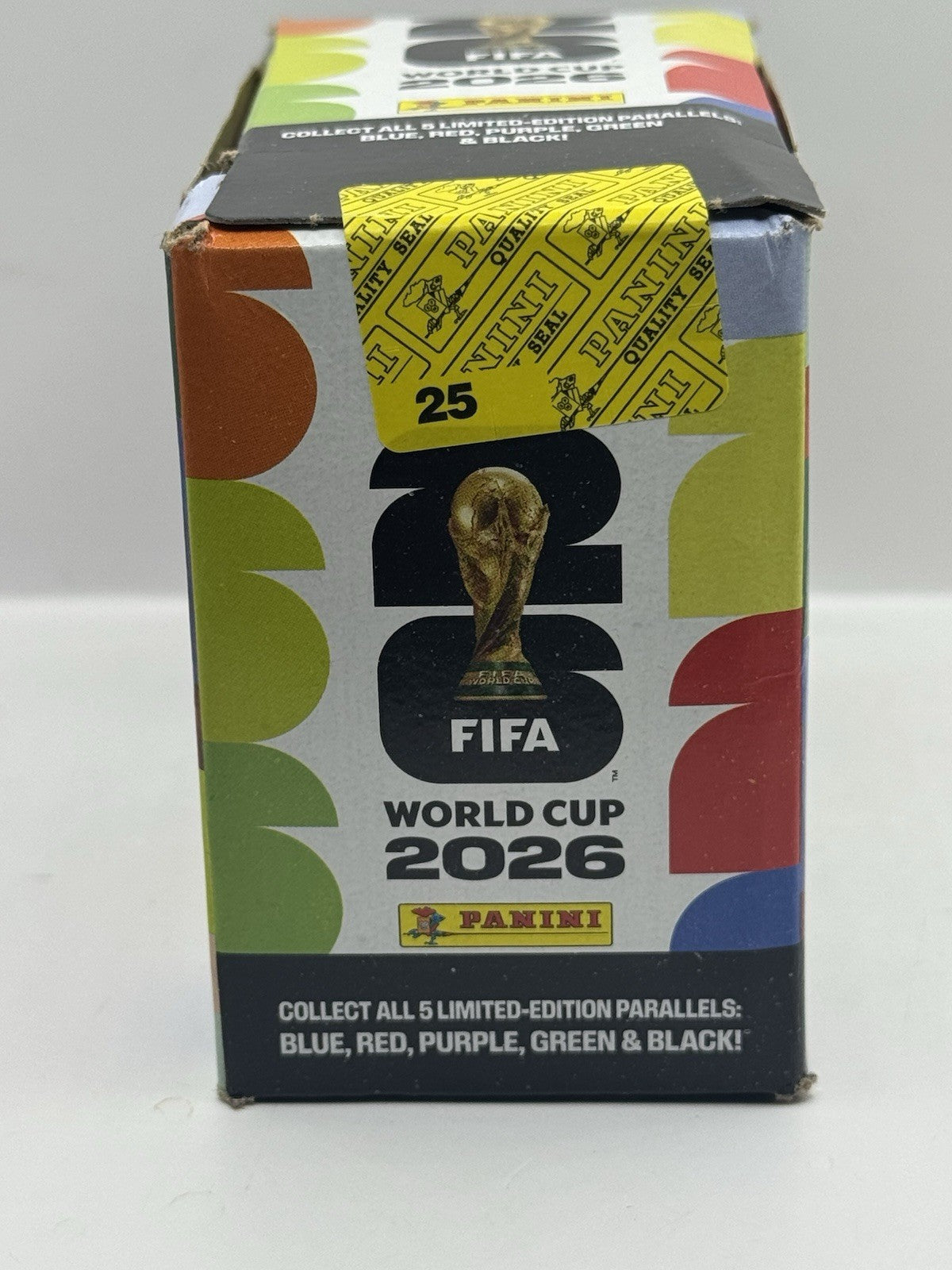 2026 Panini FIFA World Cup Album Sticker Box - 25 Packets - Sealed