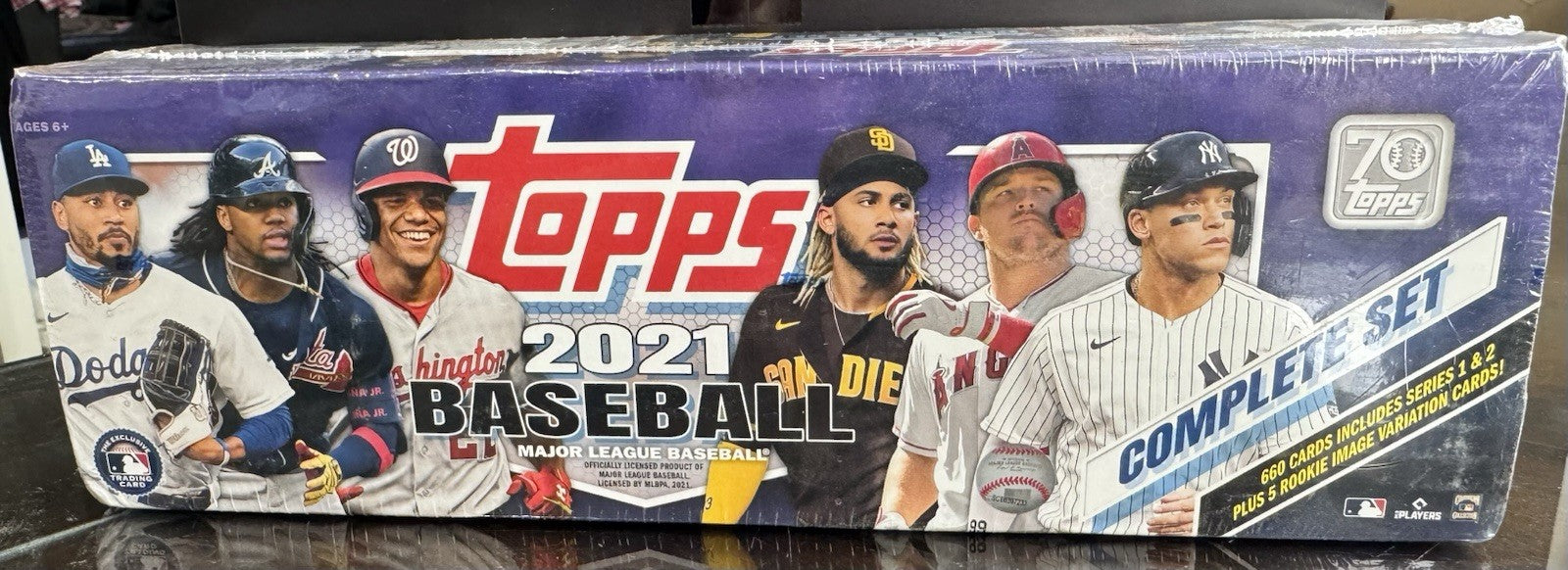 2021 Topps Baseball Complete Set - 660 Cards - Purple Target - Factory Sealed