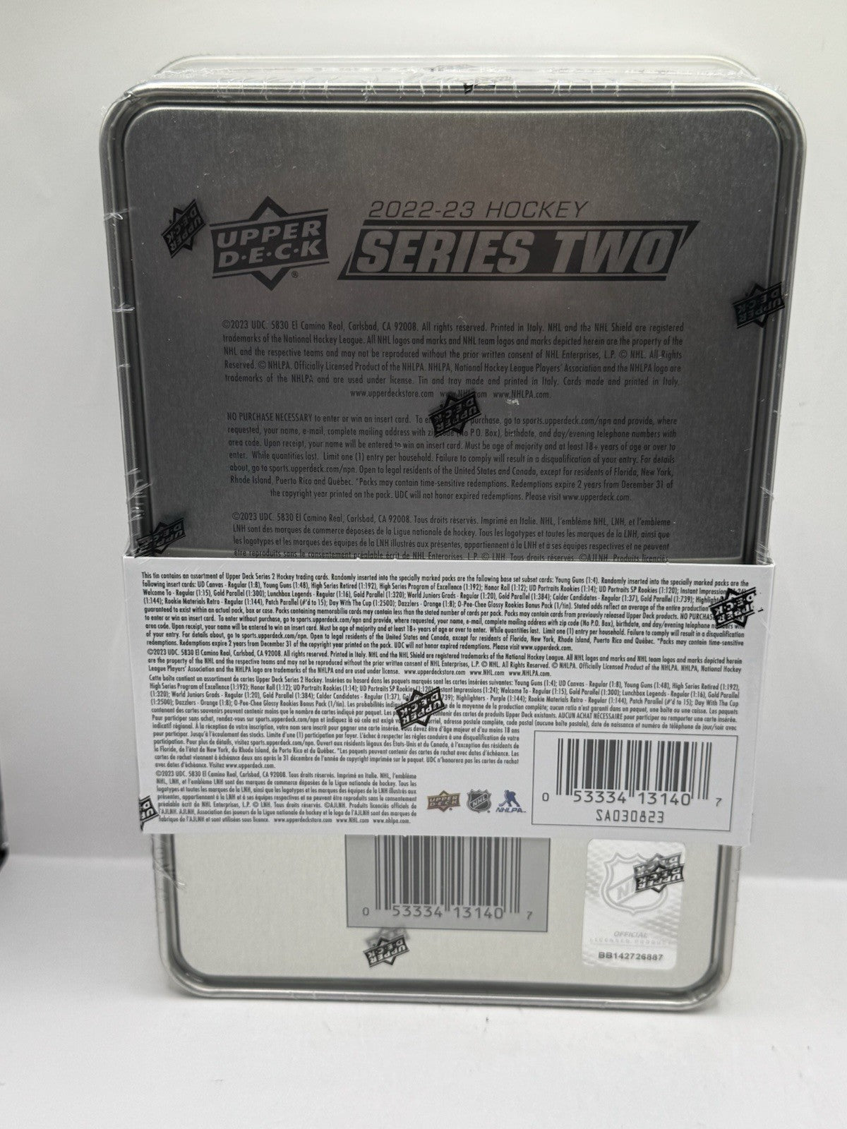 2022-23 Upper Deck Series 2 Hockey Tin SEALED Bonus Pack Young Guns Slafkovsky