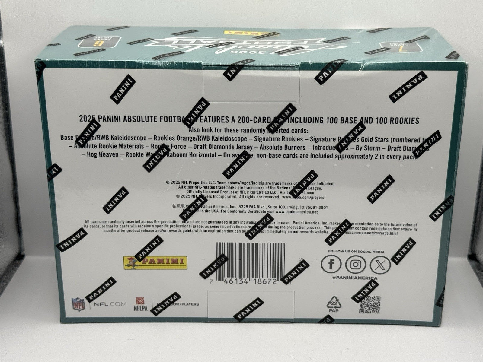 2025 Panini Absolute Football Mega Box - Factory Sealed - Find Kaboom!