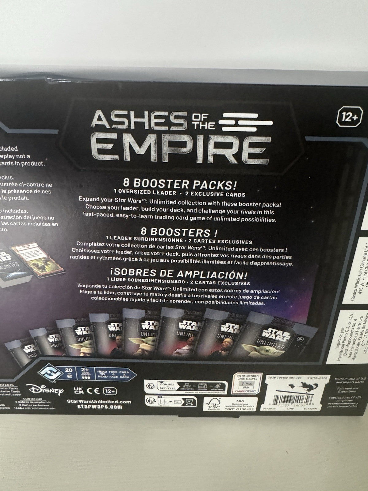 Star Wars Unlimited Ashes of the Empire Premium Collection Box - Sealed