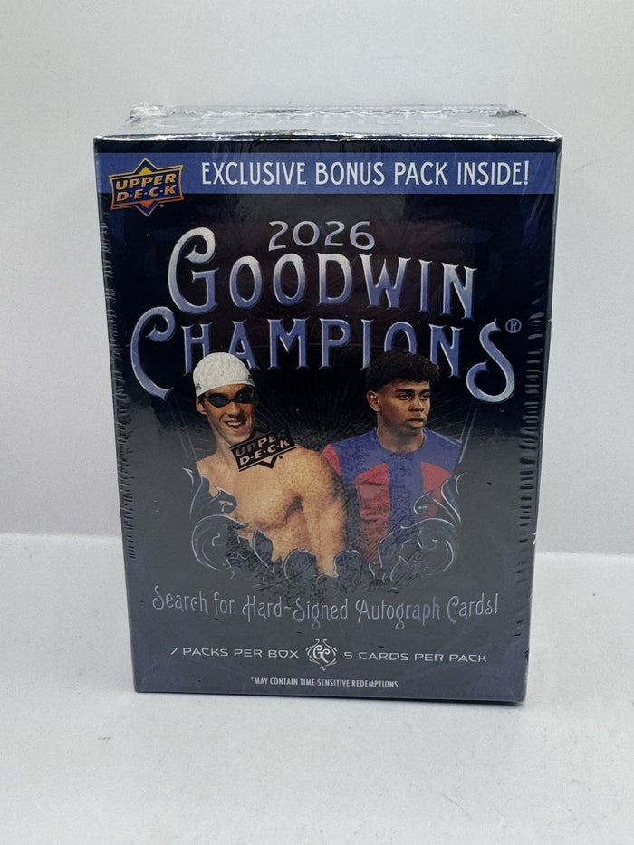 2026 Upper Deck Goodwin Champions Blaster Box - Factory Sealed