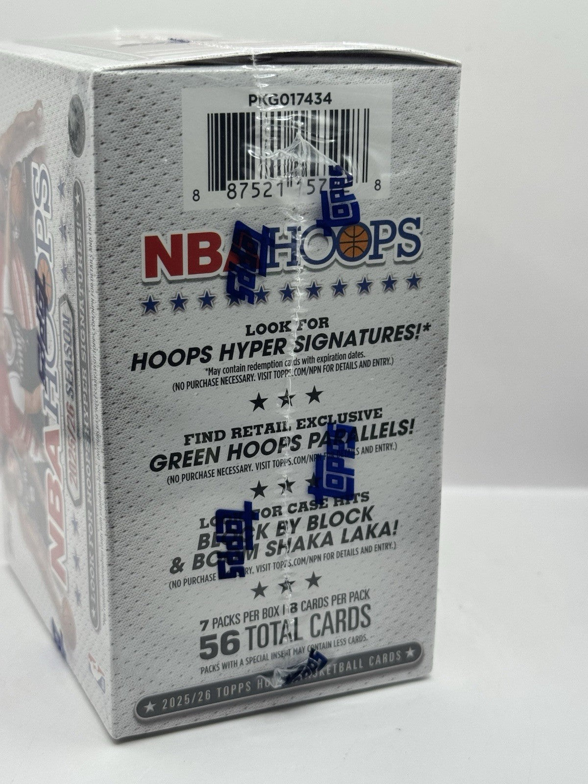 2025-26 Topps NBA Hoops Basketball Blaster Box - Factory Sealed