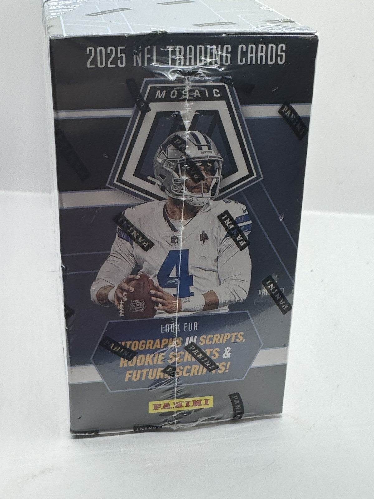 2025 Panini Mosaic Football Mega Box - Factory Sealed - Find Reactive Yellow