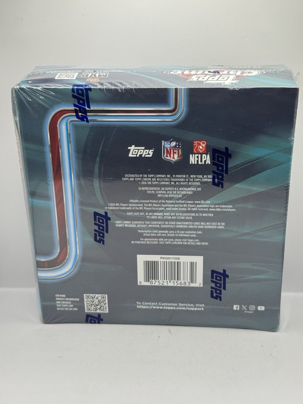 2025 Topps Chrome Football Mega Box - Factory Sealed