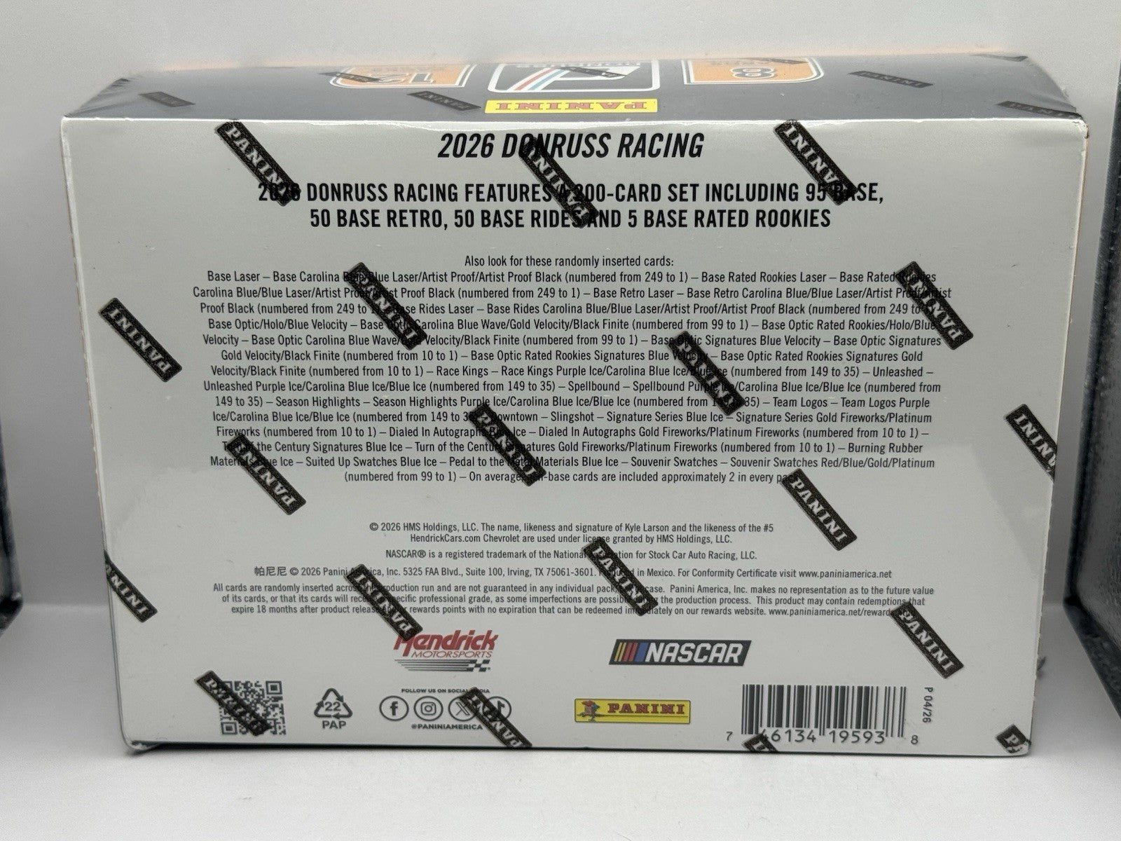 2026 Panini Donruss Racing NASCAR Mega Box - Factory Sealed