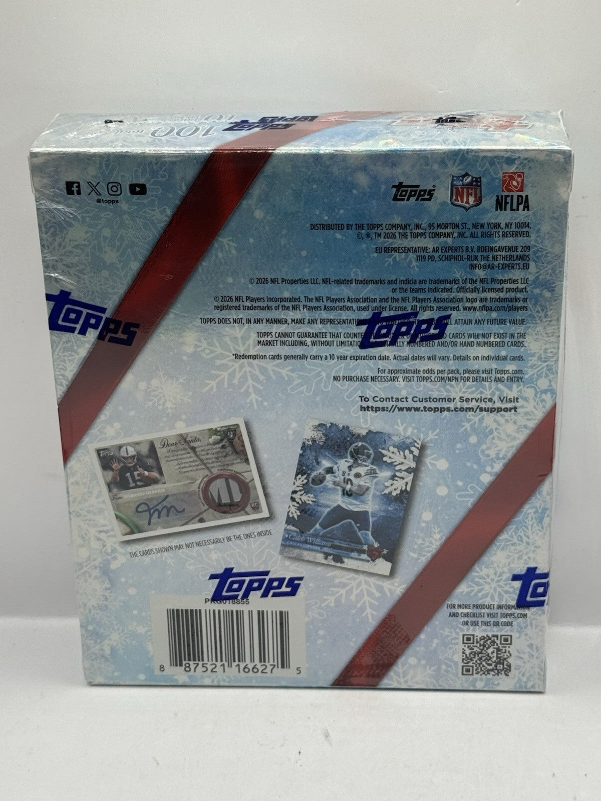 2026 Topps Holiday Mega Football Box - Factory Sealed