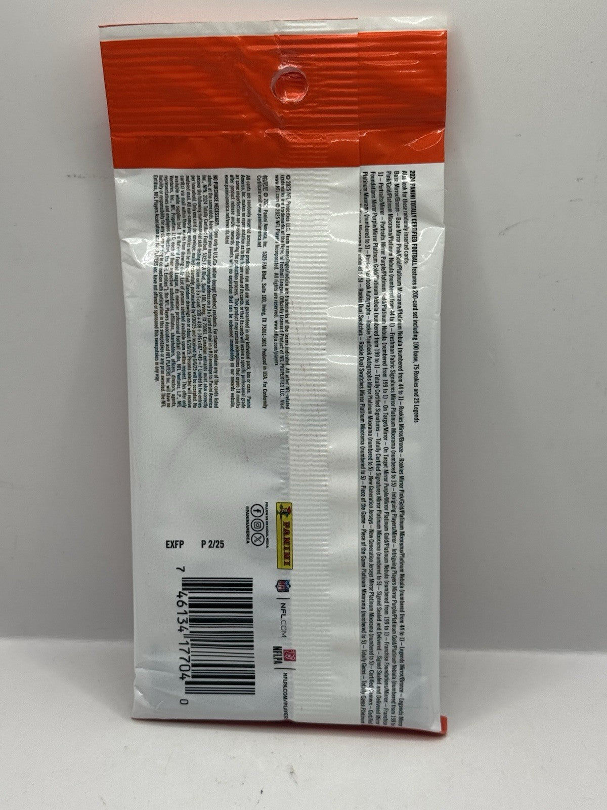 2024 Panini Totally Certified Football 10-Card Value Pack - Sealed
