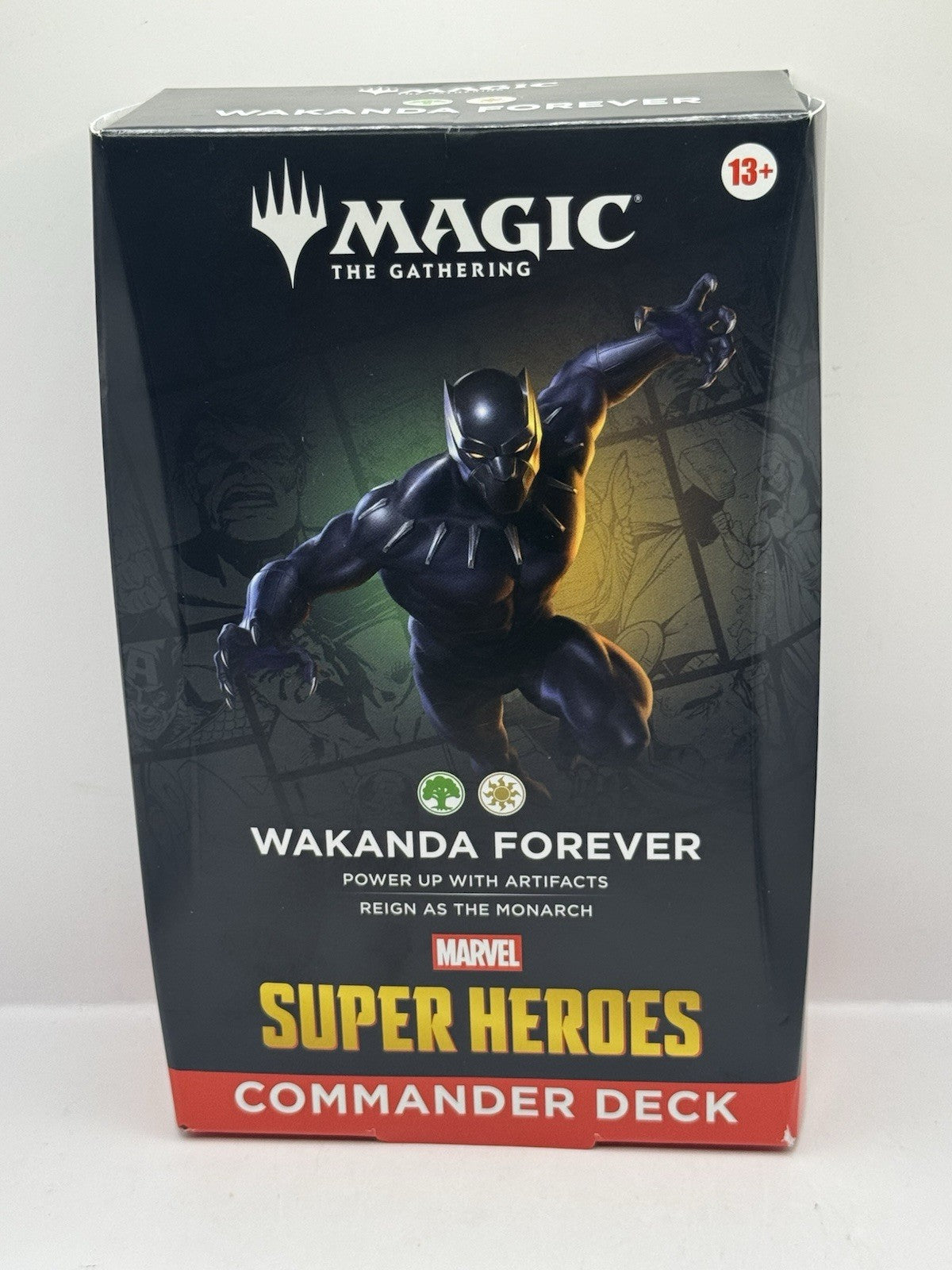2026 Magic The Gathering Marvel Super Heroes Wakanda Forever Commander Deck