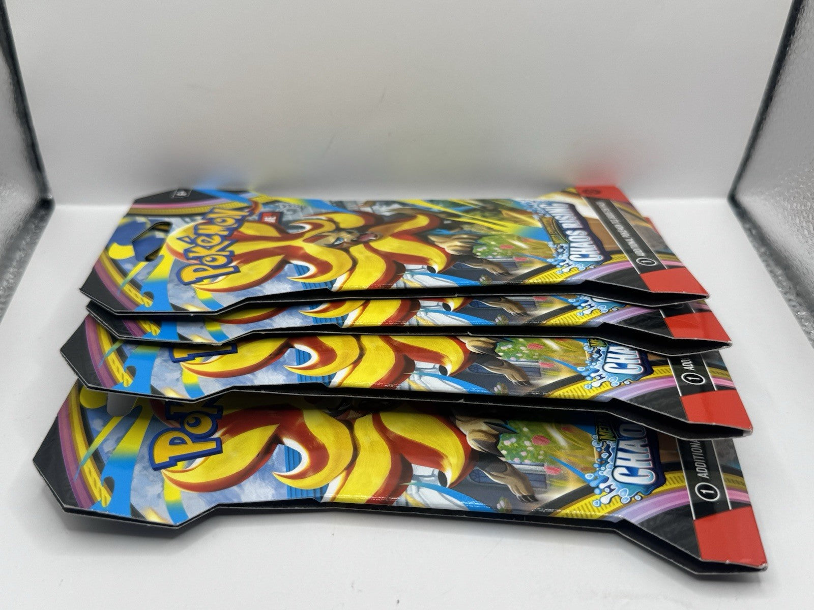 2026 Pokemon Mega Evolution Chaos Rising Sleeved Booster Packs - Lot of 4