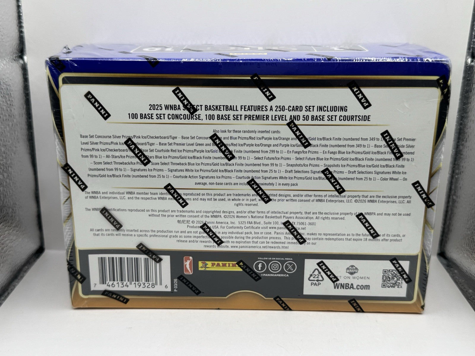 2025 Panini Select WNBA Basketball Mega Box - Factory Sealed