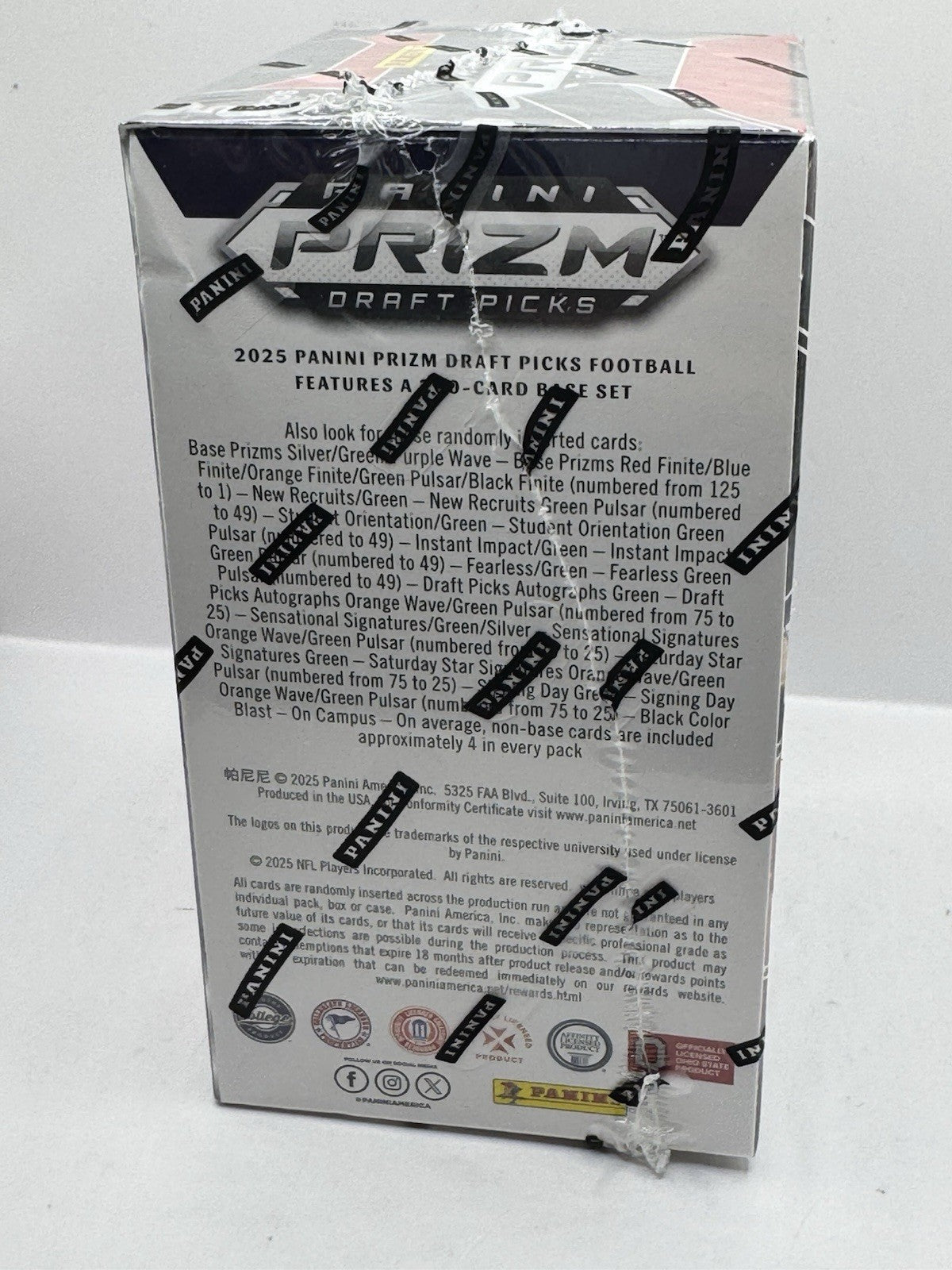 2025 Panini Prizm Draft Picks Football Blaster - Factory Sealed