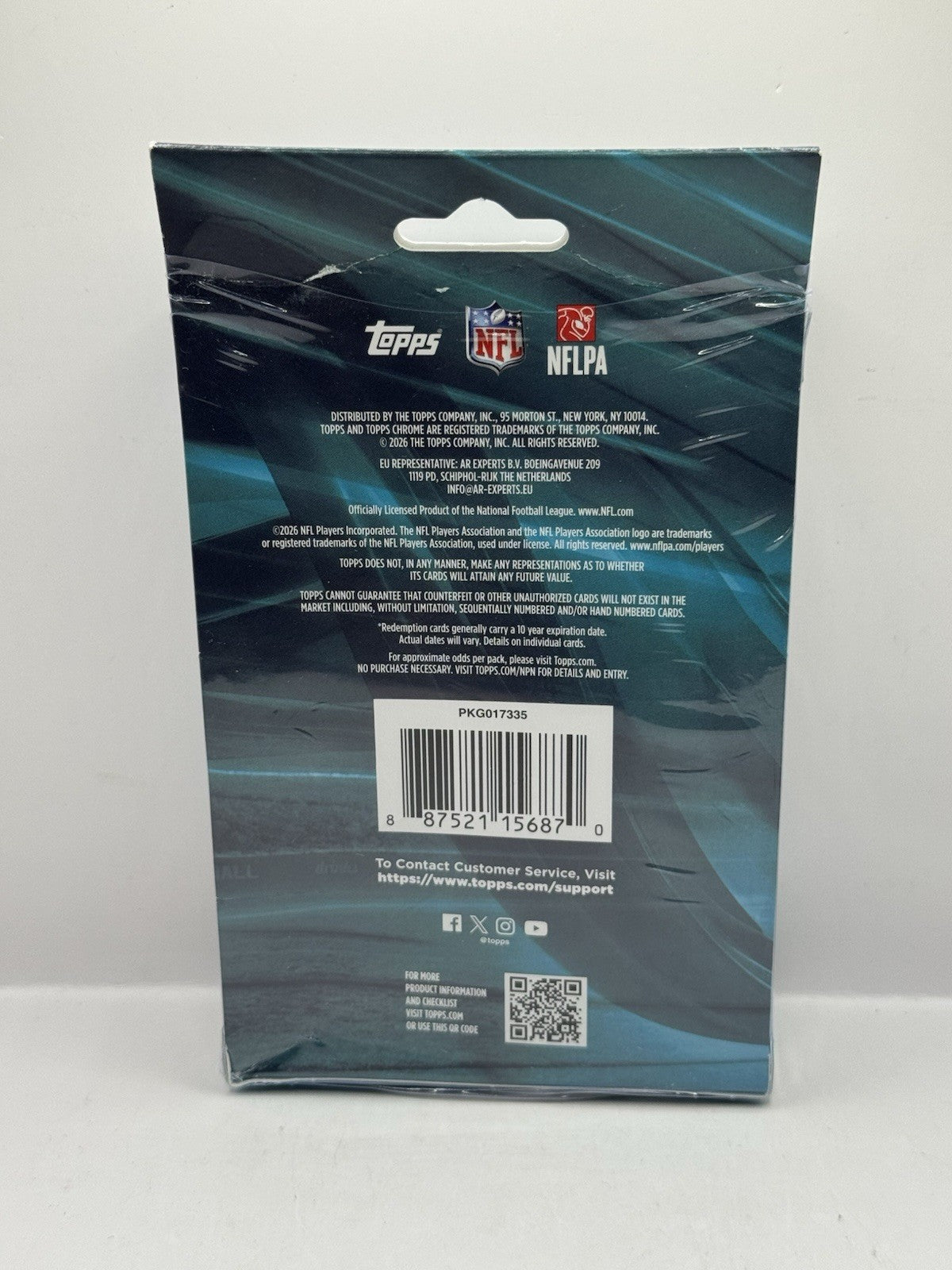 2025 Topps Chrome Football Hanger Box - Sealed