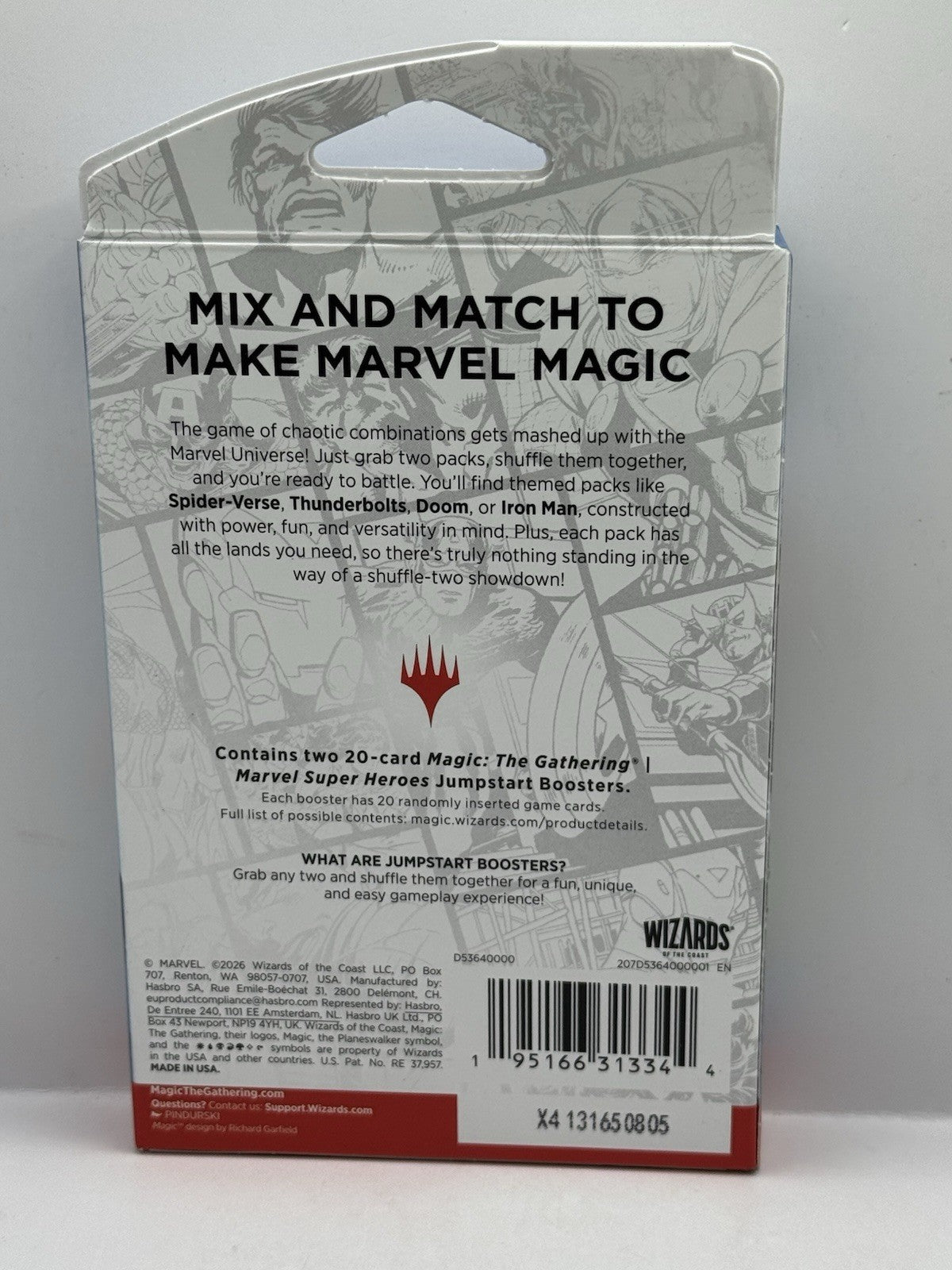 2026 Magic The Gathering Marvel Super Heroes Jump Start 2 Booster Box